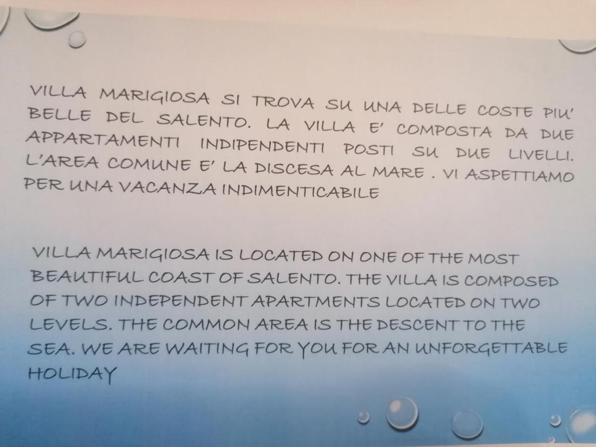 Villa Marigiosa Salento Marittima Ngoại thất bức ảnh